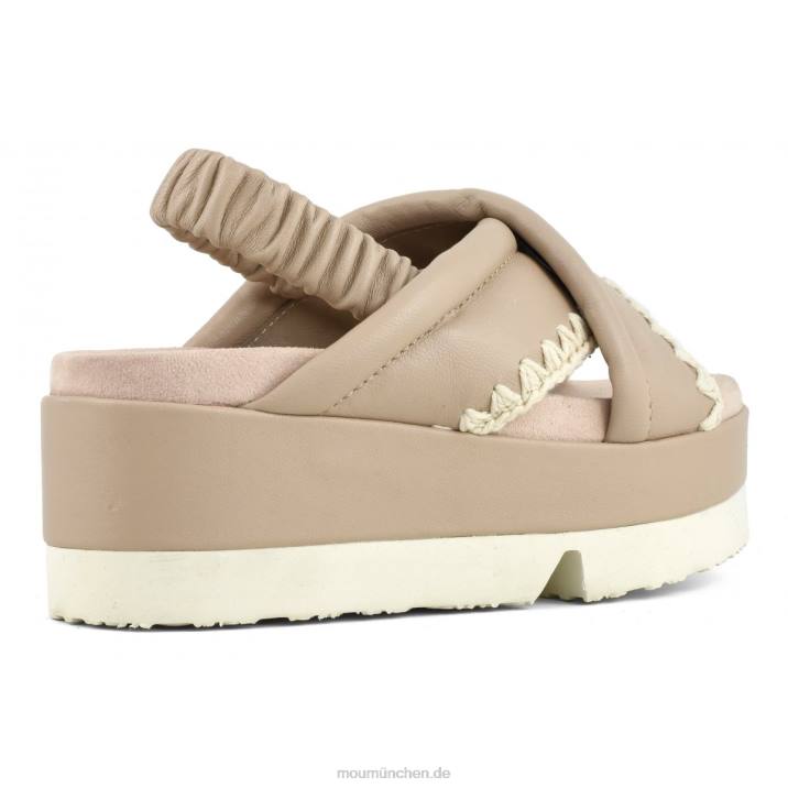 japanisches, überkreuztes Obermaterial Frauen 0V6X191 Sand Mou