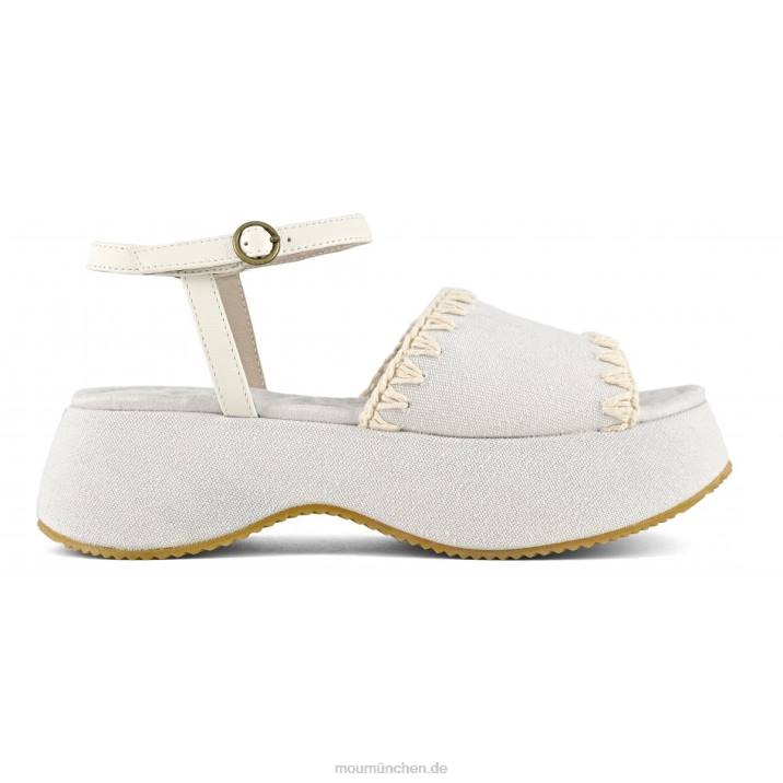 klobiger Knöchelriemen Frauen 0V6X148 Weißer Sporco Mou