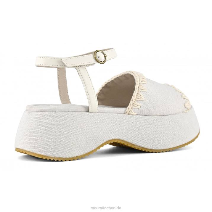 klobiger Knöchelriemen Frauen 0V6X148 Weißer Sporco Mou