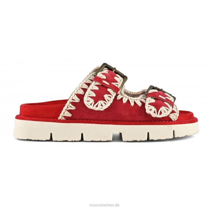 neue Bio mit Schnallen Frauen 0V6X122 corda Mou