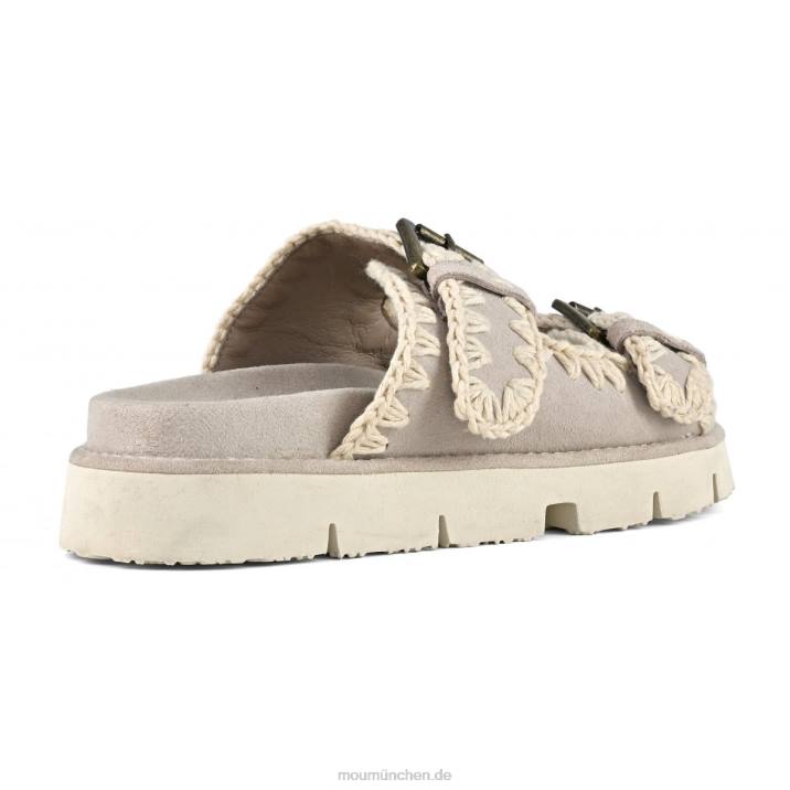 neue Bio mit Schnallen Frauen 0V6X124 Kreide Mou