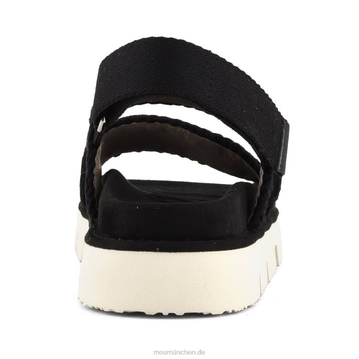 neuer Bio-Sandalen-Rückenriemen Frauen 0V6X161 Schwarz Mou