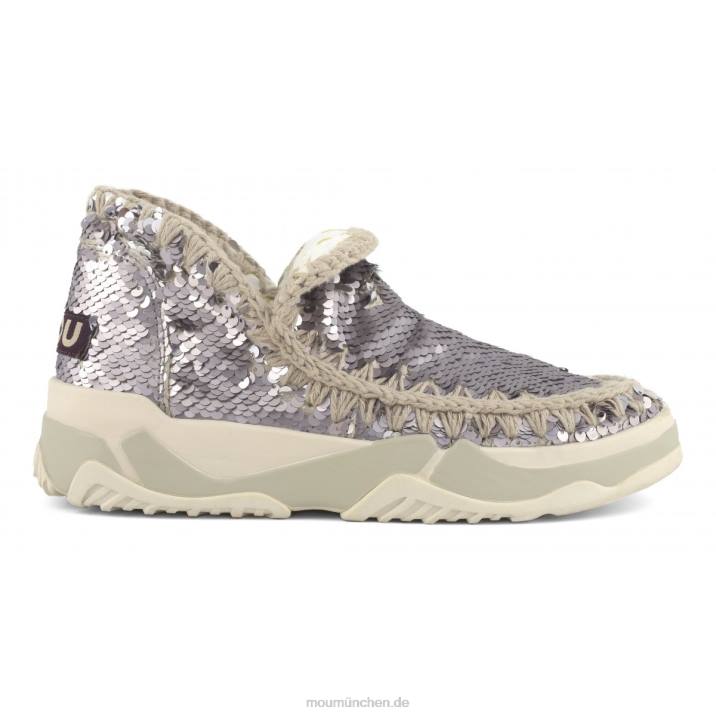 Eskimo-Sneaker mit Pailletten Frauen 0V6X69 Pailletten Gunmetal Mou