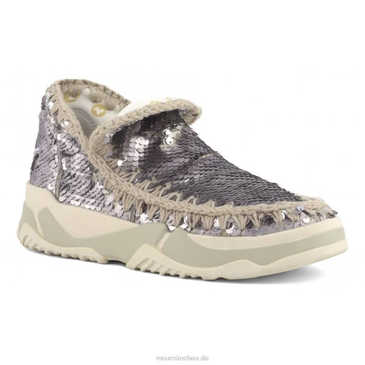 Eskimo-Sneaker mit Pailletten Frauen 0V6X69 Pailletten Gunmetal Mou