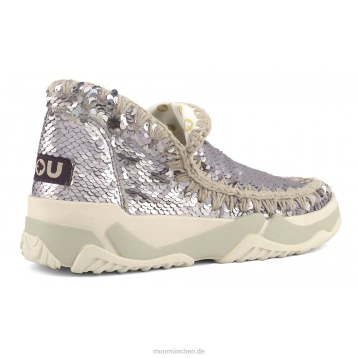 Eskimo-Sneaker mit Pailletten Frauen 0V6X69 Pailletten Gunmetal Mou
