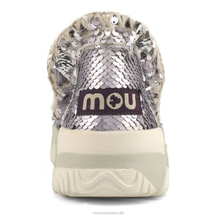 Eskimo-Sneaker mit Pailletten Frauen 0V6X69 Pailletten Gunmetal Mou