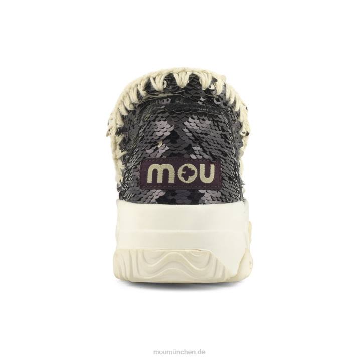 Eskimo-Sneaker mit Pailletten Frauen 0V6X71 Pailletten schwarz Mou
