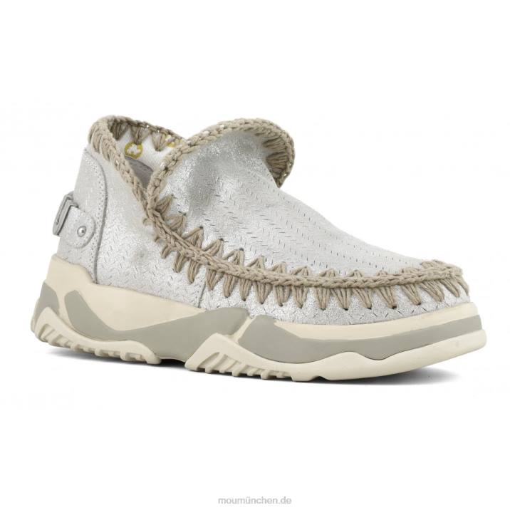 Eskimo Trainer Microglitter Frauen 0V6X74 Mikroglitter Elefantengrau Mou