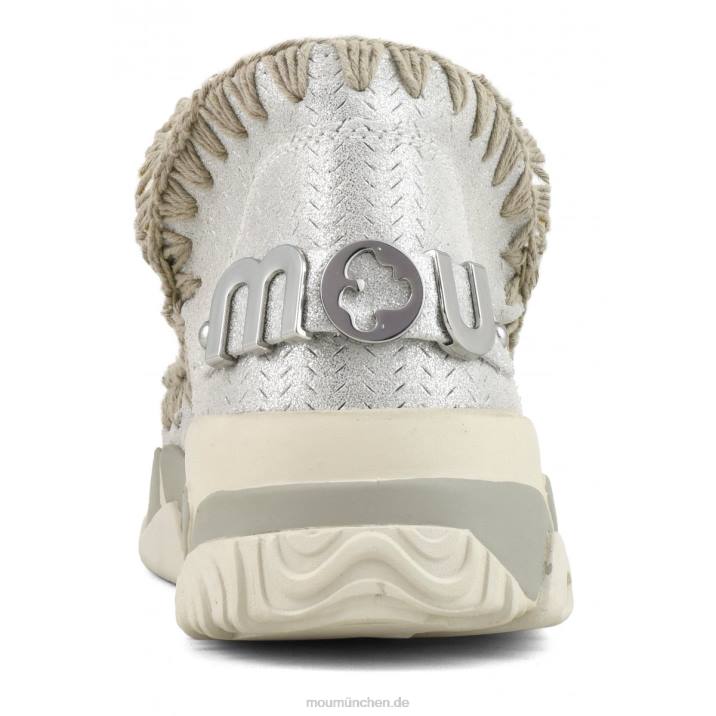 Eskimo Trainer Microglitter Frauen 0V6X74 Mikroglitter Elefantengrau Mou