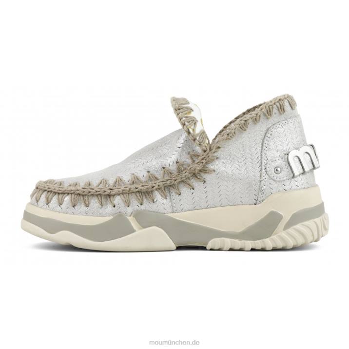 Eskimo Trainer Microglitter Frauen 0V6X74 Mikroglitter Elefantengrau Mou