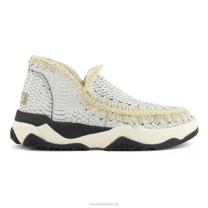 Eskimo-Trainer aus Spezialleder Frauen 0V6X66 Weiss Mou