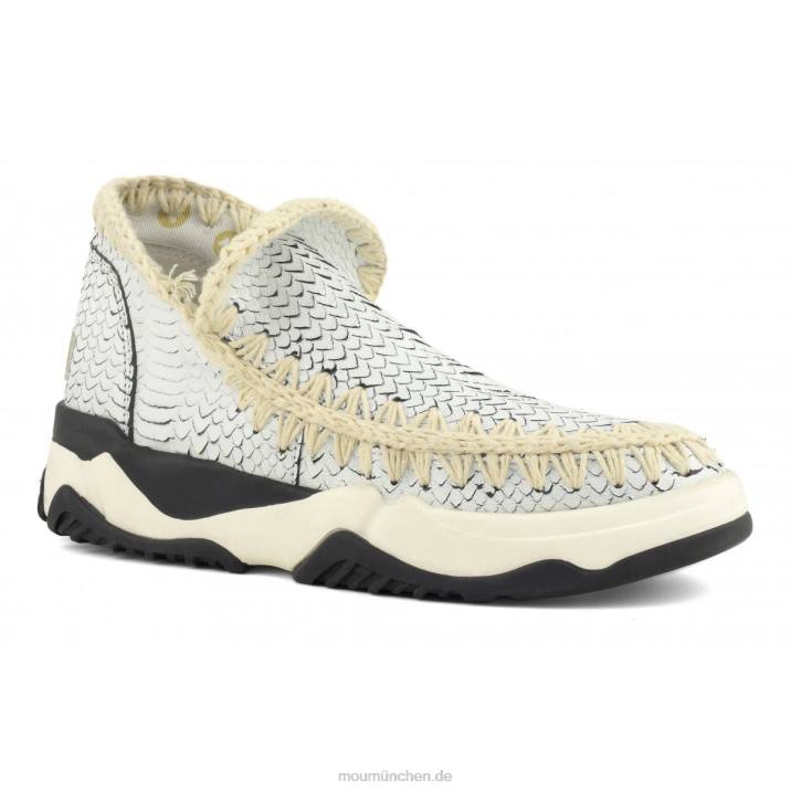 Eskimo-Trainer aus Spezialleder Frauen 0V6X66 Weiss Mou