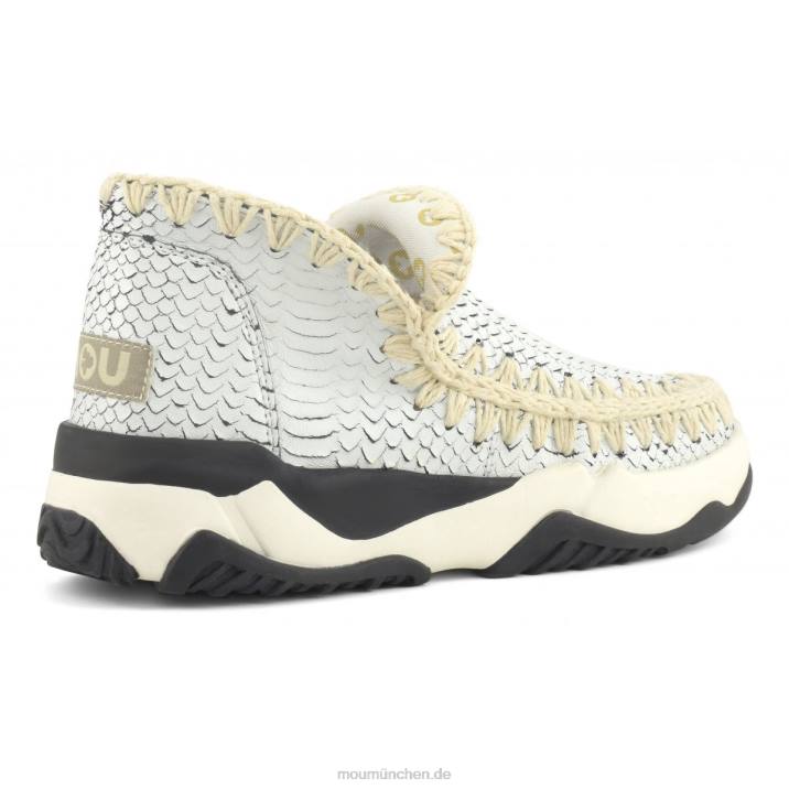 Eskimo-Trainer aus Spezialleder Frauen 0V6X66 Weiss Mou