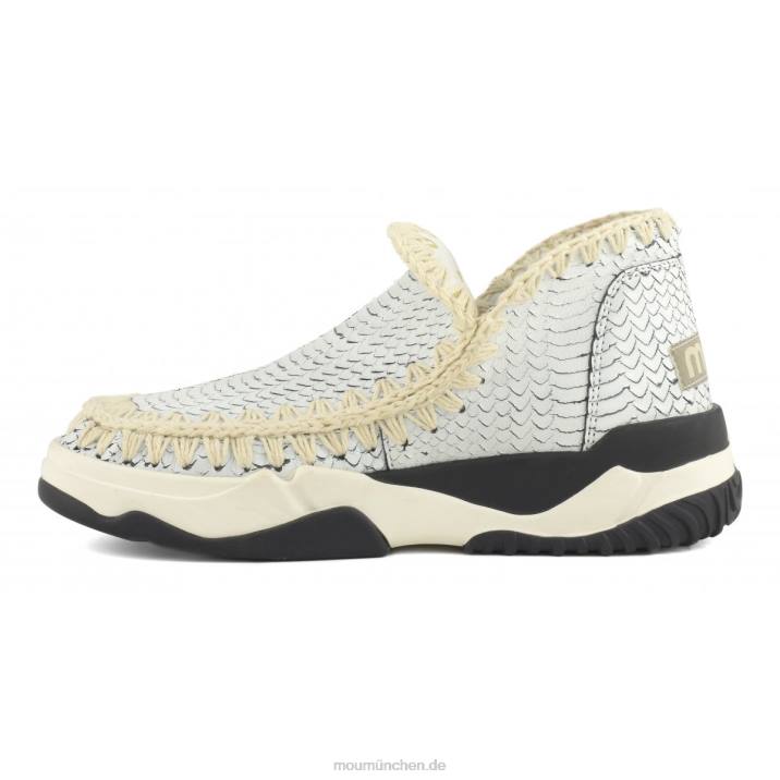Eskimo-Trainer aus Spezialleder Frauen 0V6X66 Weiss Mou