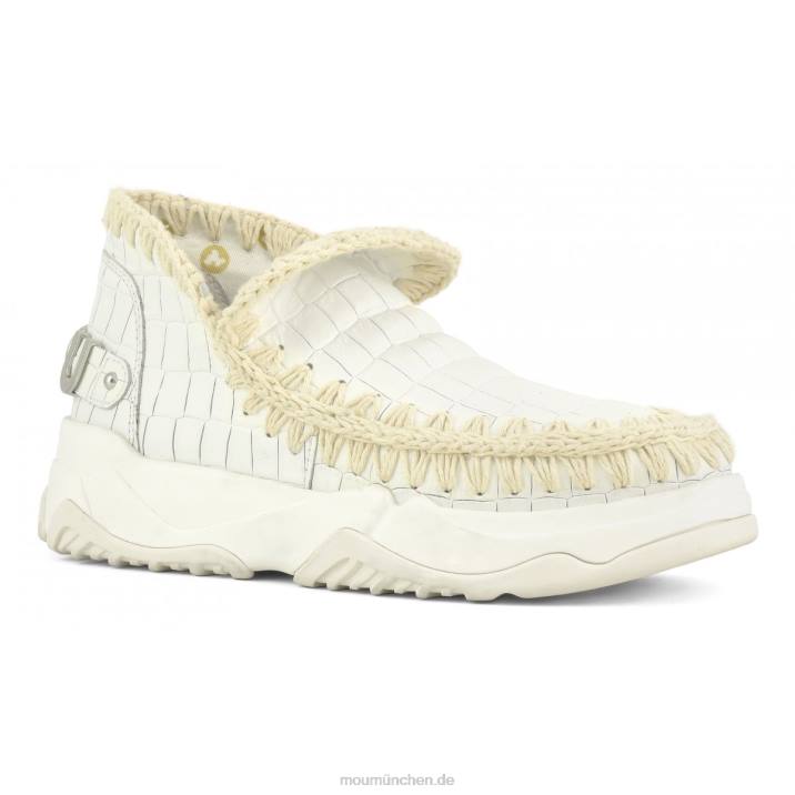 Eskimo-Trainer aus Spezialleder Frauen 0V6X67 Kokosweiß Mou