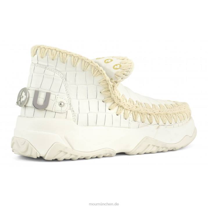 Eskimo-Trainer aus Spezialleder Frauen 0V6X67 Kokosweiß Mou