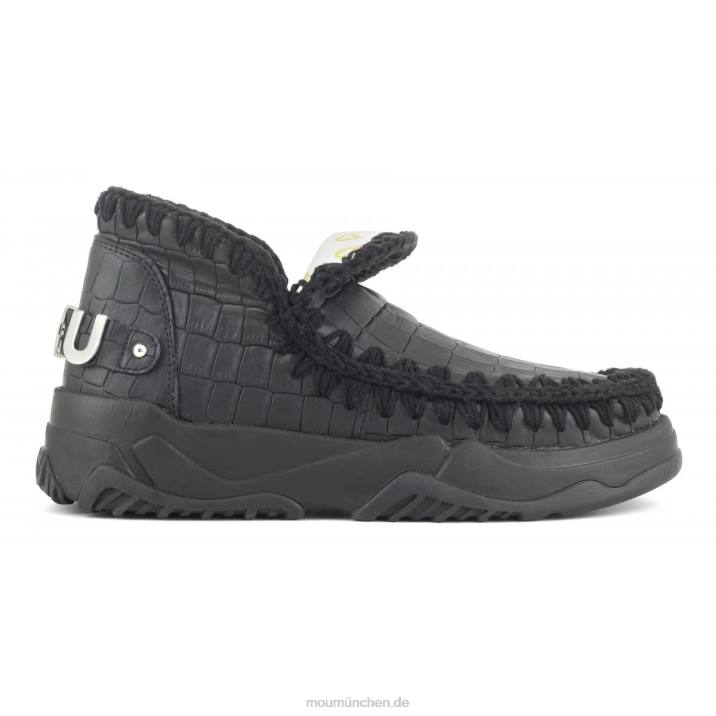Eskimo-Trainer aus Spezialleder Frauen 0V6X68 Kokosnussschwarz Mou