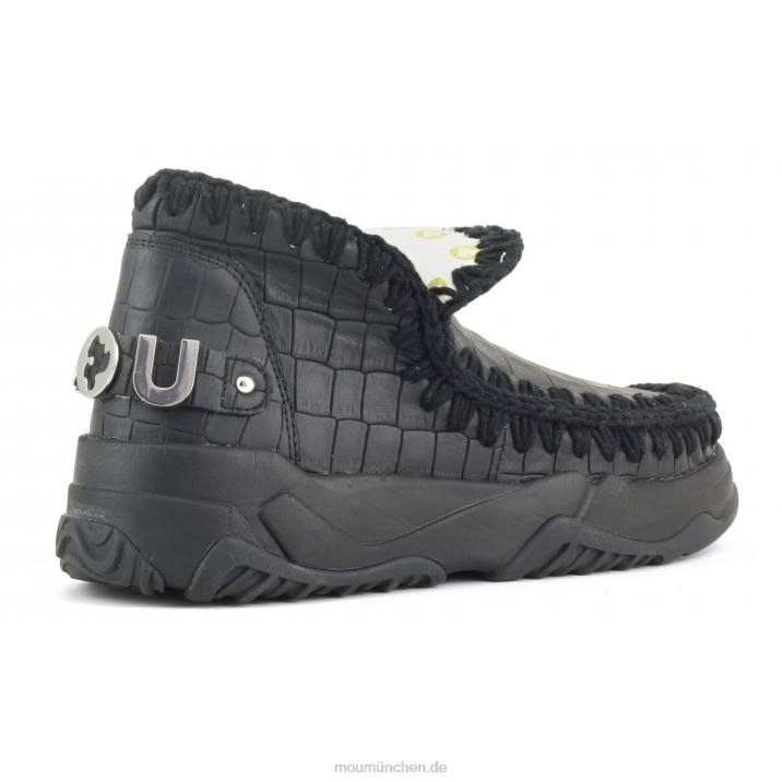 Eskimo-Trainer aus Spezialleder Frauen 0V6X68 Kokosnussschwarz Mou