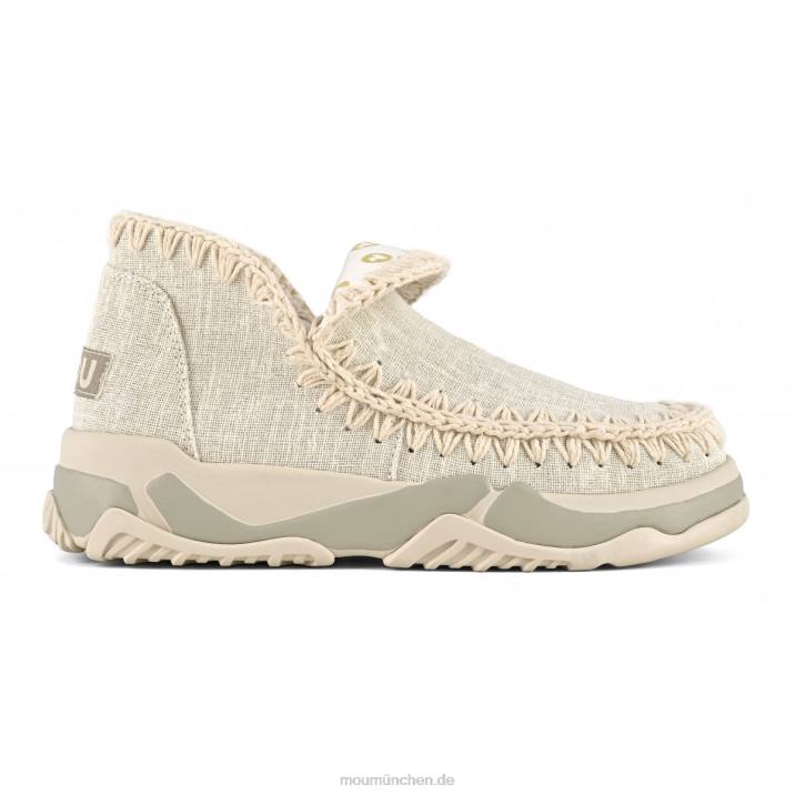 Gewebtes Eskimo-Trainer-Etikett Frauen 0V6X63 Crudo Mou
