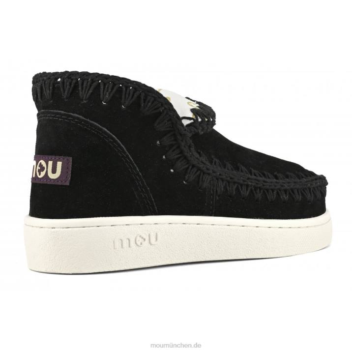 Sommer-Eskimo-Sneaker Frauen 0V6X6 Schwarz Mou