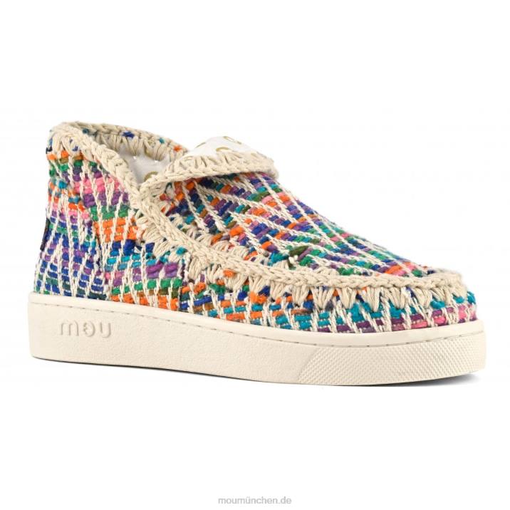 Sommer-Eskimo-Sneaker aus gewebtem Textil Frauen 0V6X2 Mehrfarben Mou