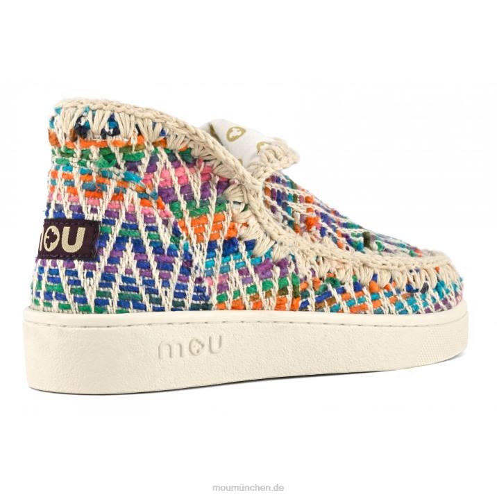 Sommer-Eskimo-Sneaker aus gewebtem Textil Frauen 0V6X2 Mehrfarben Mou
