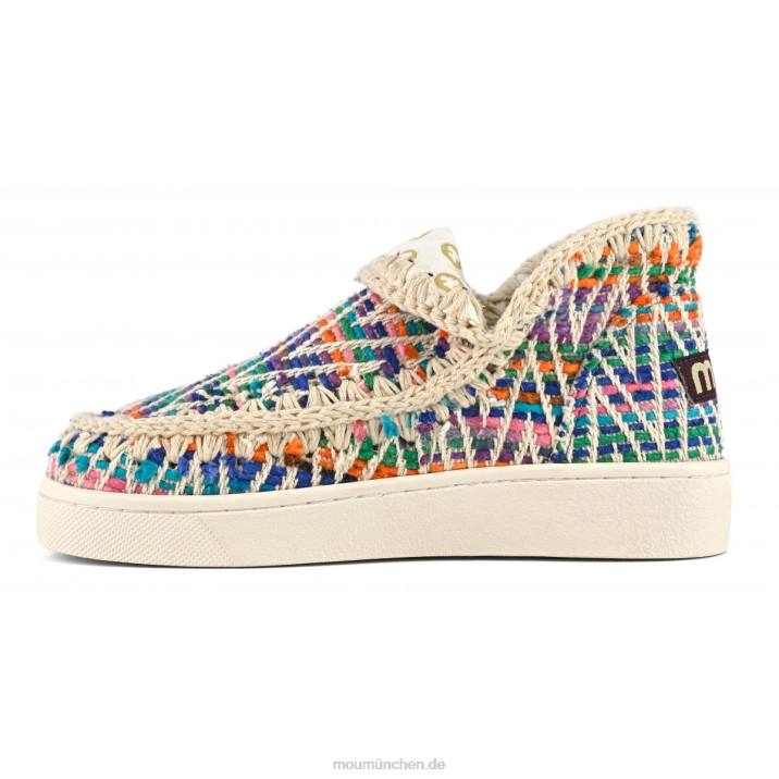 Sommer-Eskimo-Sneaker aus gewebtem Textil Frauen 0V6X2 Mehrfarben Mou