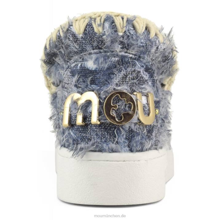 Sommer-Jeans-Sneaker Frauen 0V6X60 Denim-Patchwork Mou