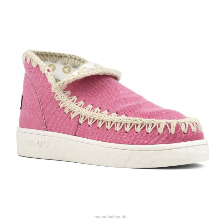 Sommer-Sneaker aus Bio-Canvas Frauen 0V6X23 rwfux Mou