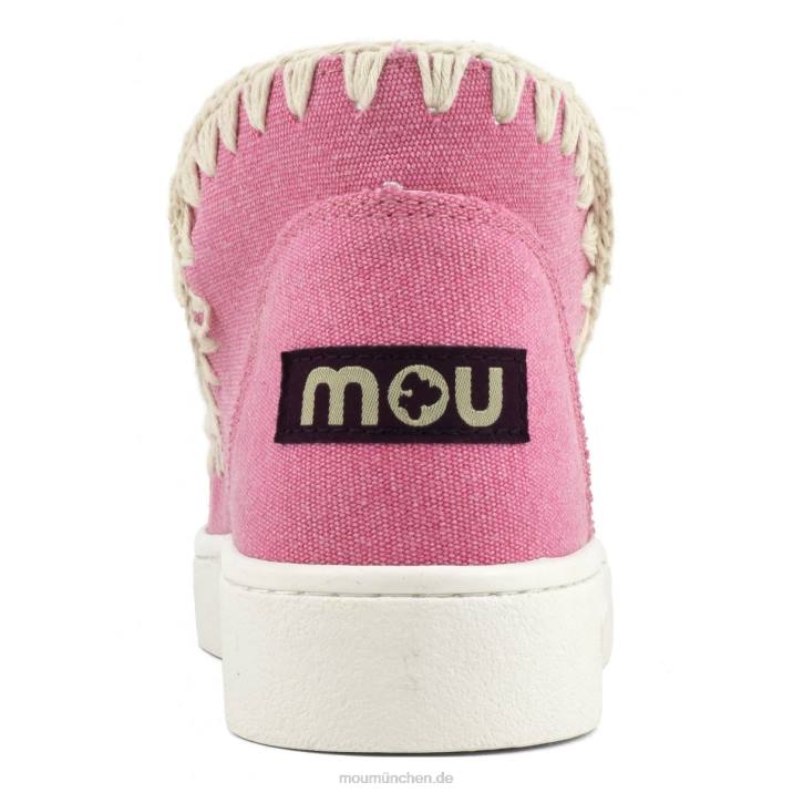 Sommer-Sneaker aus Bio-Canvas Frauen 0V6X23 rwfux Mou