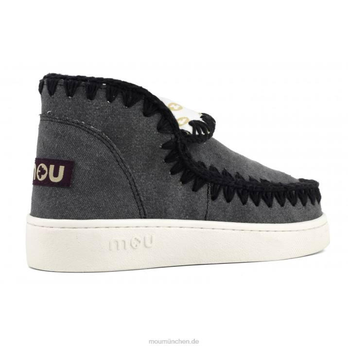 Sommer-Sneaker aus Bio-Canvas Frauen 0V6X25 rwbla Mou