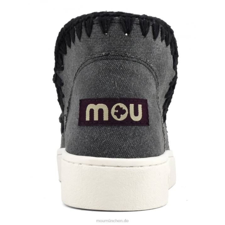 Sommer-Sneaker aus Bio-Canvas Frauen 0V6X25 rwbla Mou