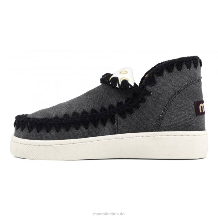 Sommer-Sneaker aus Bio-Canvas Frauen 0V6X25 rwbla Mou