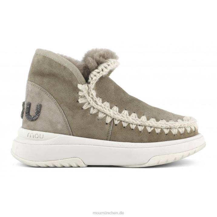 Eskimo-Jogger-Glitzer-Logo Frauen 0V6X758 Elefantengrau Mou