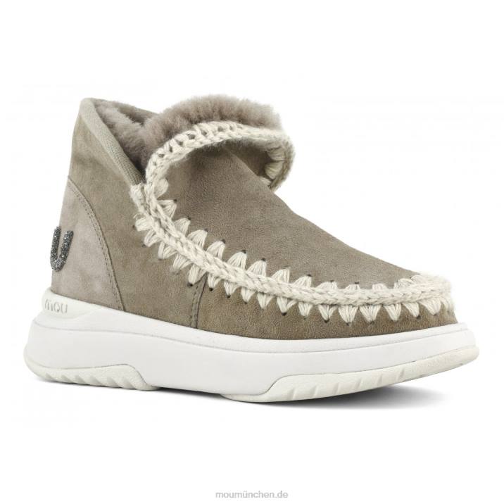 Eskimo-Jogger-Glitzer-Logo Frauen 0V6X758 Elefantengrau Mou