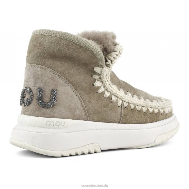 Eskimo-Jogger-Glitzer-Logo Frauen 0V6X758 Elefantengrau Mou