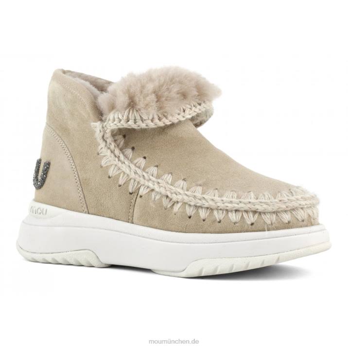 Eskimo-Jogger-Glitzer-Logo Frauen 0V6X760 Kamel Mou