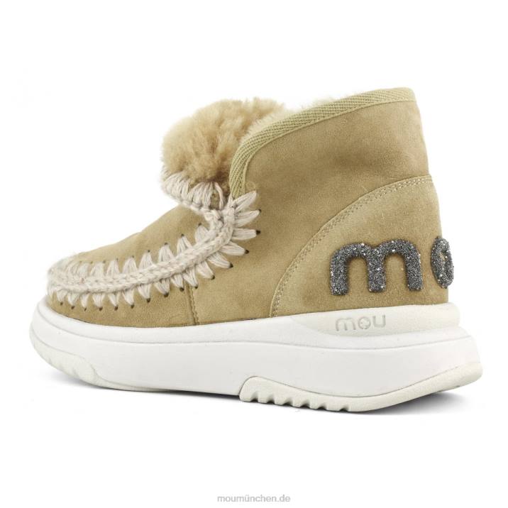 Eskimo-Jogger-Glitzer-Logo Frauen 0V6X762 Tabak Mou