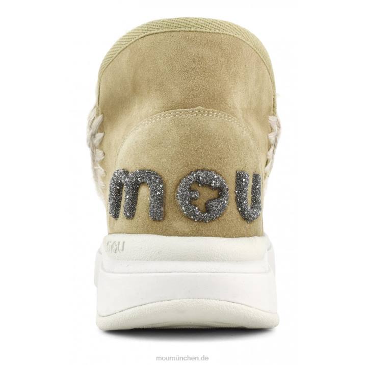 Eskimo-Jogger-Glitzer-Logo Frauen 0V6X762 Tabak Mou