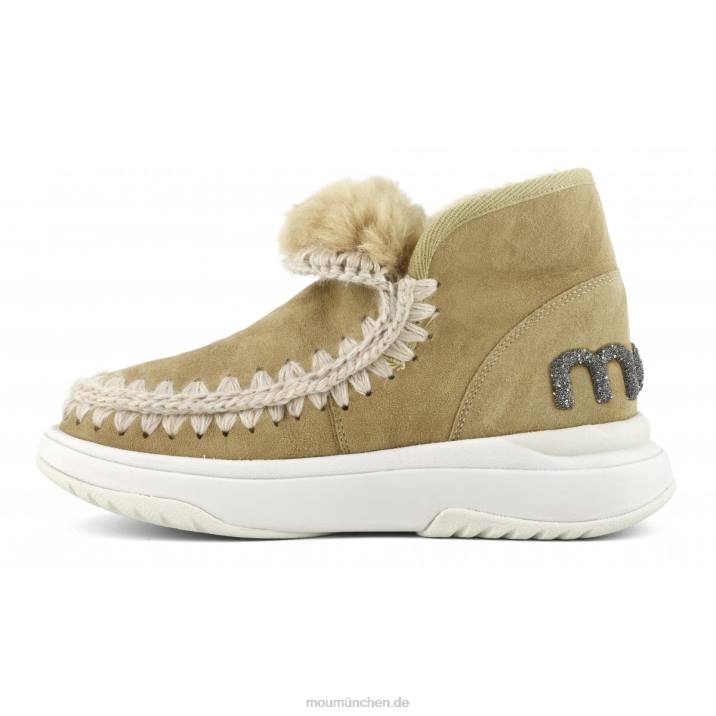 Eskimo-Jogger-Glitzer-Logo Frauen 0V6X762 Tabak Mou