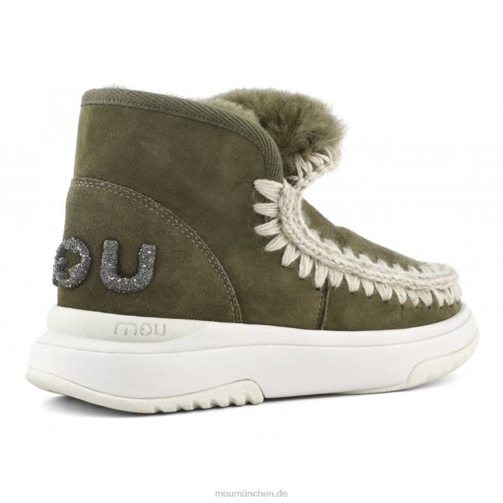 Eskimo-Jogger-Glitzer-Logo Frauen 0V6X763 Moos Mou