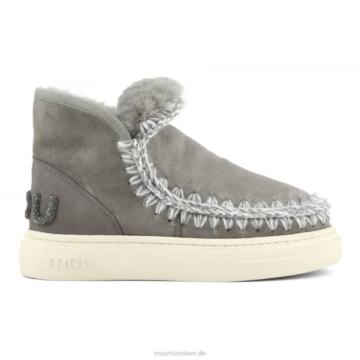 Eskimo-Sneaker mit auffälligem Glitzer-Logo Frauen 0V6X731 neues Grau Mou
