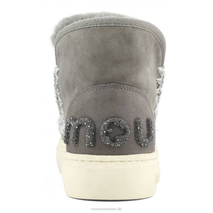 Eskimo-Sneaker mit auffälligem Glitzer-Logo Frauen 0V6X731 neues Grau Mou