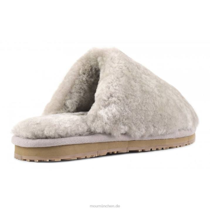 Geschlossener Slipper aus Schaffellfell Frauen 0V6X459 Sand Mou