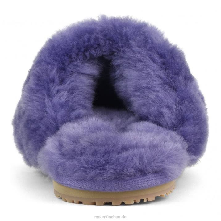Geschlossener Slipper aus Schaffellfell Frauen 0V6X470 Dämmerungsviolett Mou