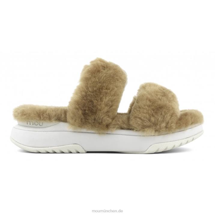 Jogger-Slipper Frauen 0V6X505 Cognac Mou