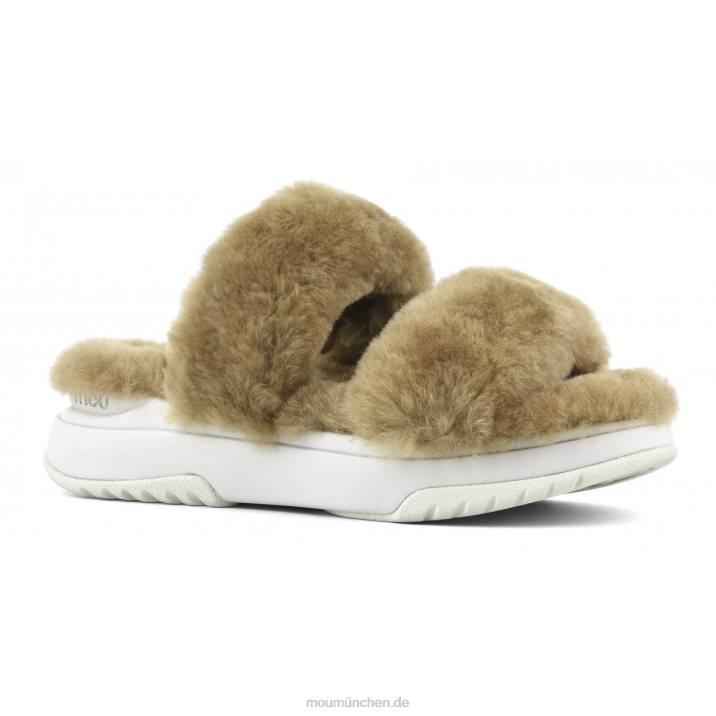 Jogger-Slipper Frauen 0V6X505 Cognac Mou