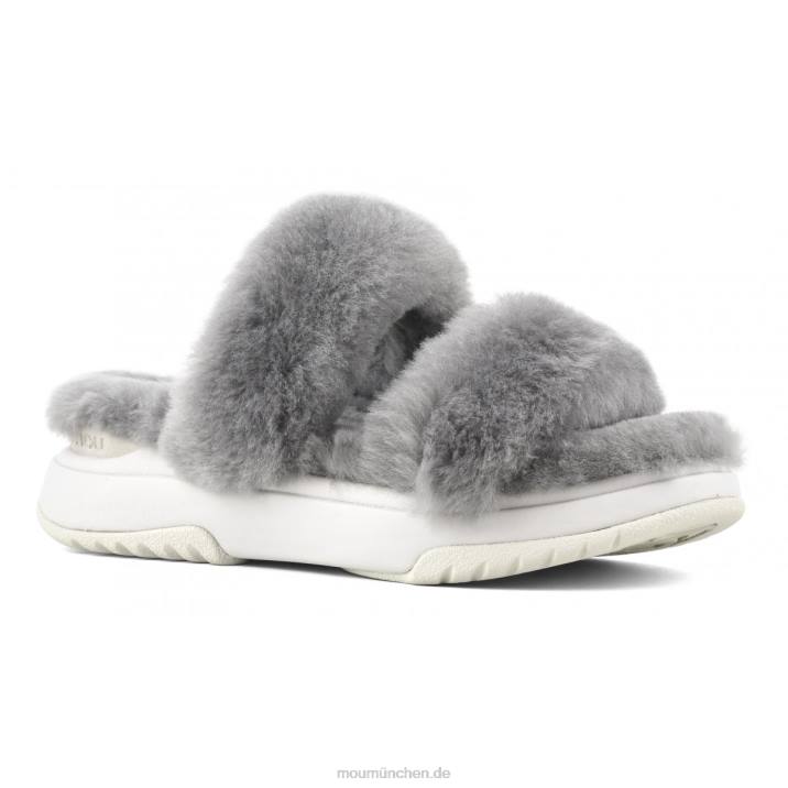 Jogger-Slipper Frauen 0V6X506 hellgrau Mou