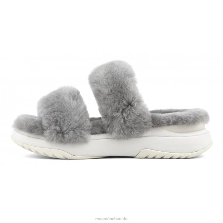 Jogger-Slipper Frauen 0V6X506 hellgrau Mou