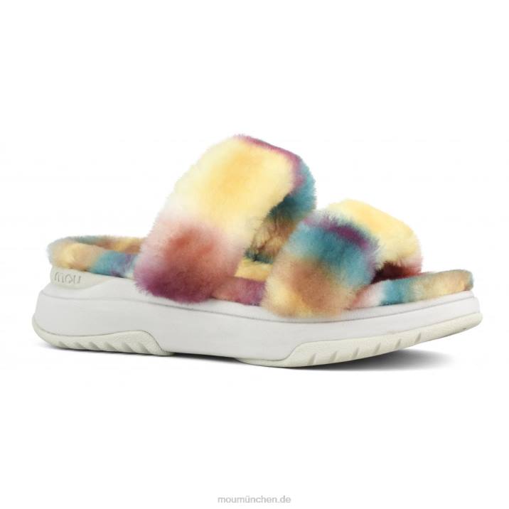 Jogger-Slipper Frauen 0V6X508 Grün mischen Mou